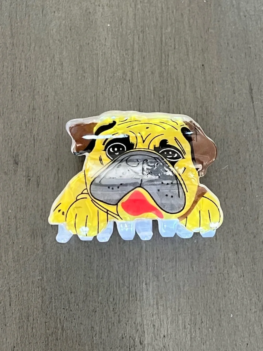Brown White Glossy Happy Dog Puppy 2